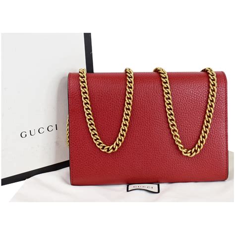 gucci chain wallet crossbody|Gucci crossbody wallet on chain.